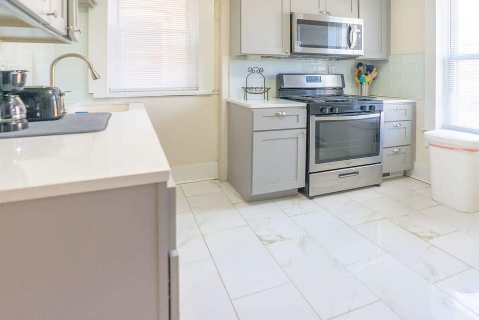 Fully stocked kitchen