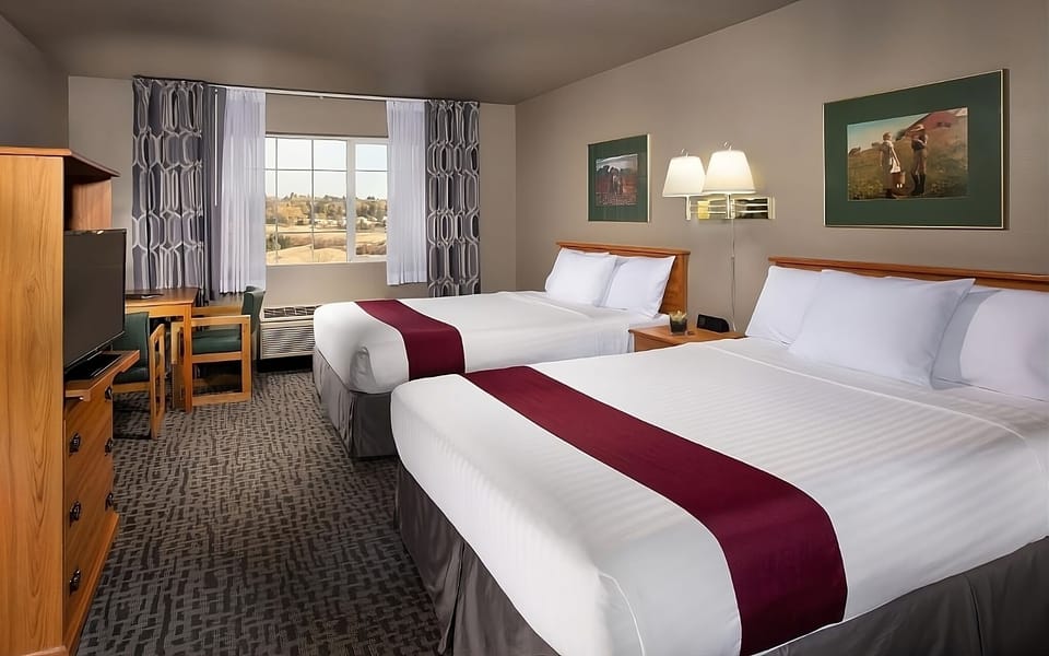 Bedroom. Interior and views may vary based on location and availability.