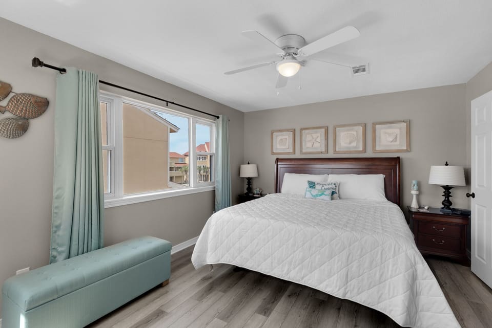 Master bedroom suite