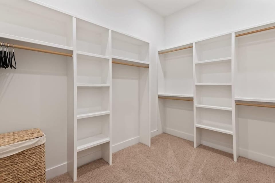 Walk-in closet for more storage