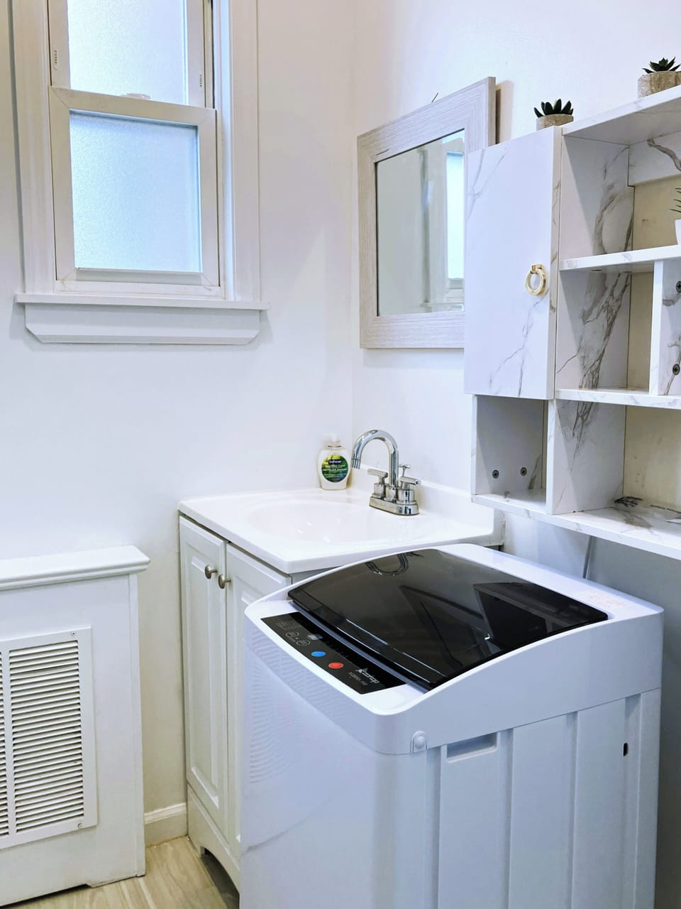 Pack light! You can use the washer during your stay for your convenience!