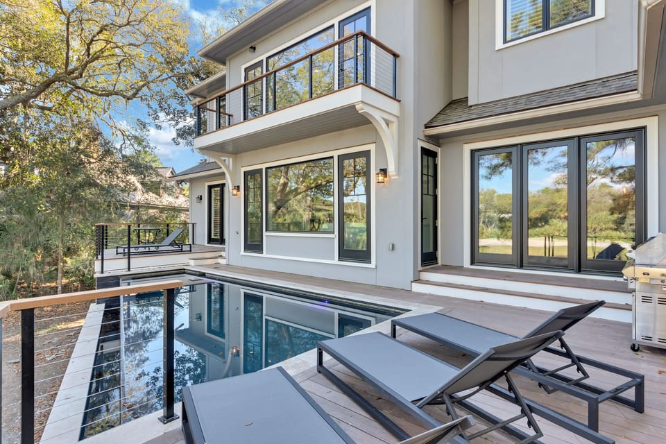 Relax by the private pool!