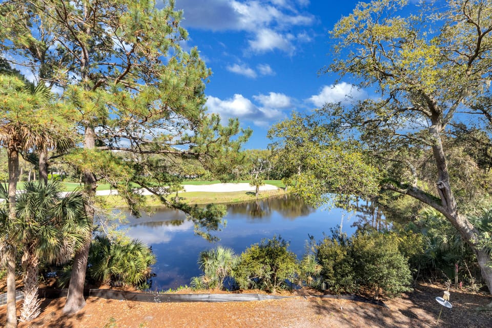 Second Floor Porch - Golf and Lagoon Views