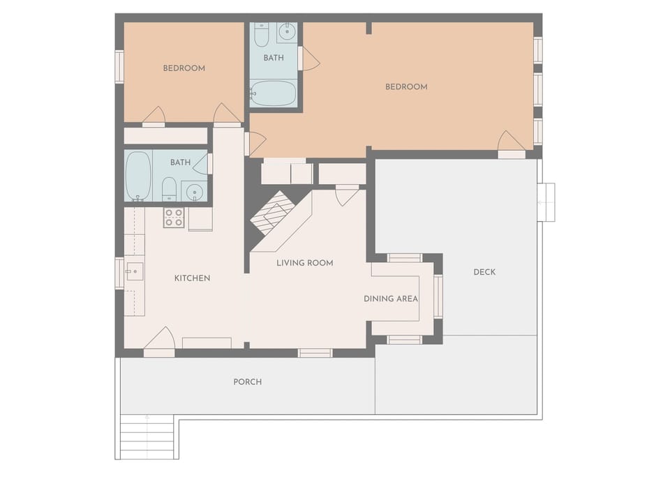 Room layout of cabin