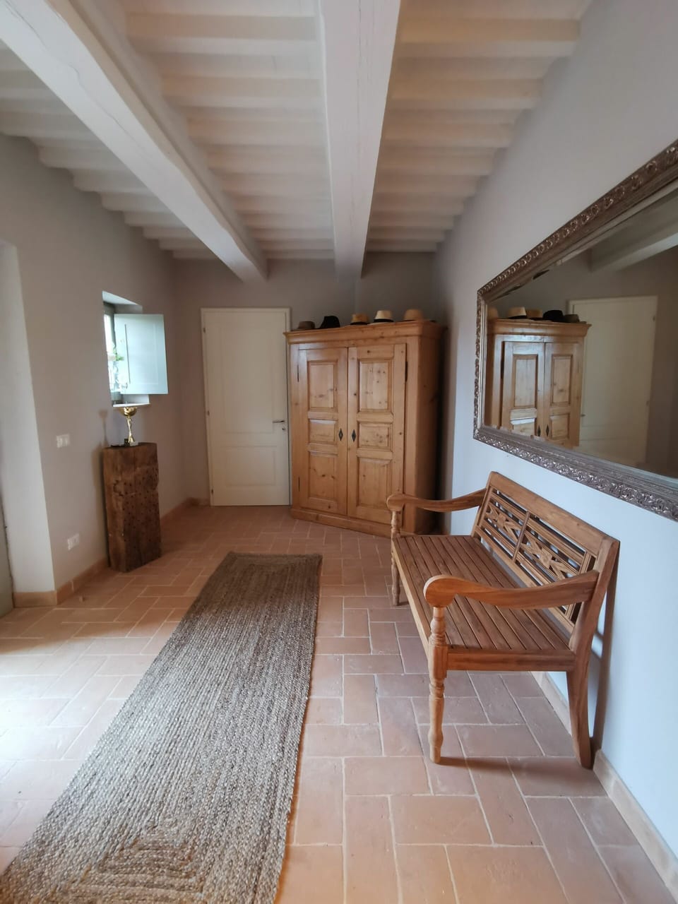 Furniture, Building, Window, Wood, Hall, Interior Design, Flooring, House, Floor