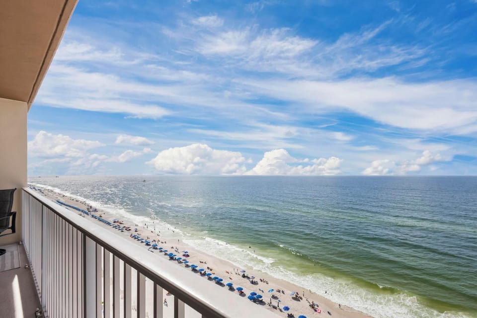 Private balcony view