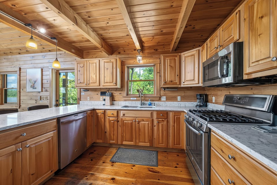 Large kitchen space