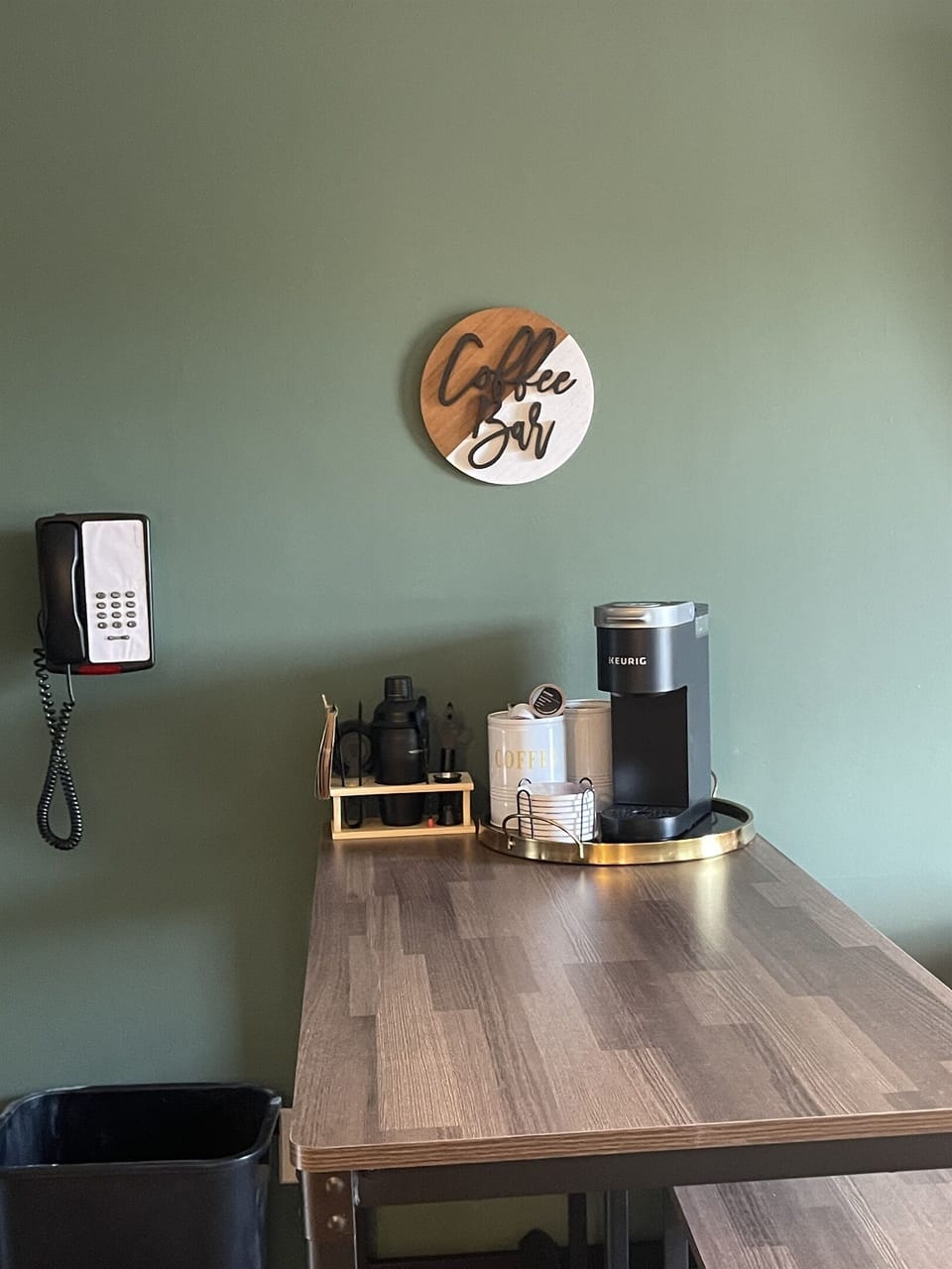 Free coffee bar