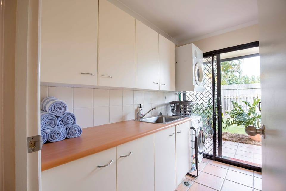 Laundry facilities are available at the home.