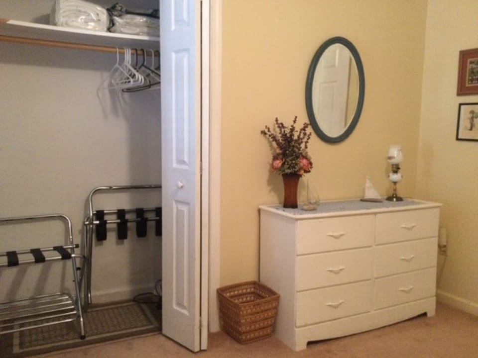 4th Bedroom closet and dresser.