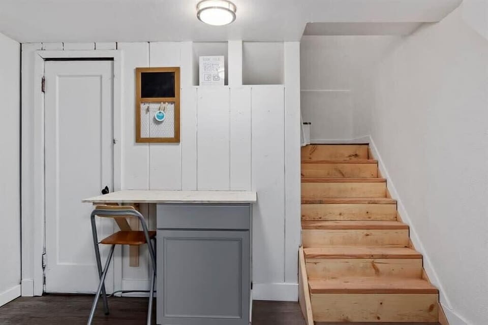 Shared Laundry in Basement #StayinMyDistrict Twin Falls Spanish-Boho Getaway! #BookDirect #StayInMyDistrict