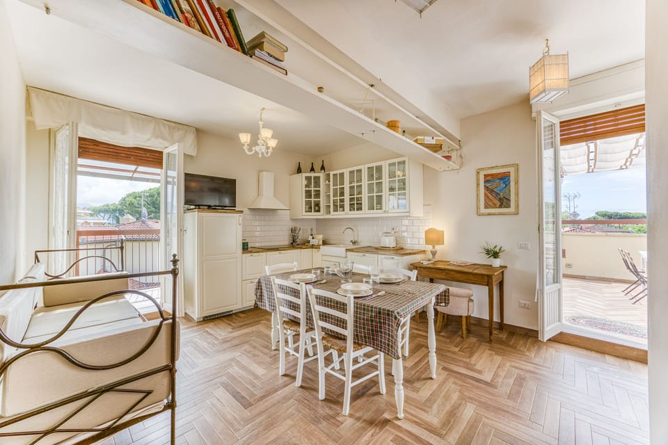 Kitchen and dining area