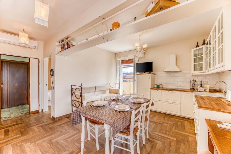Kitchen and dining area