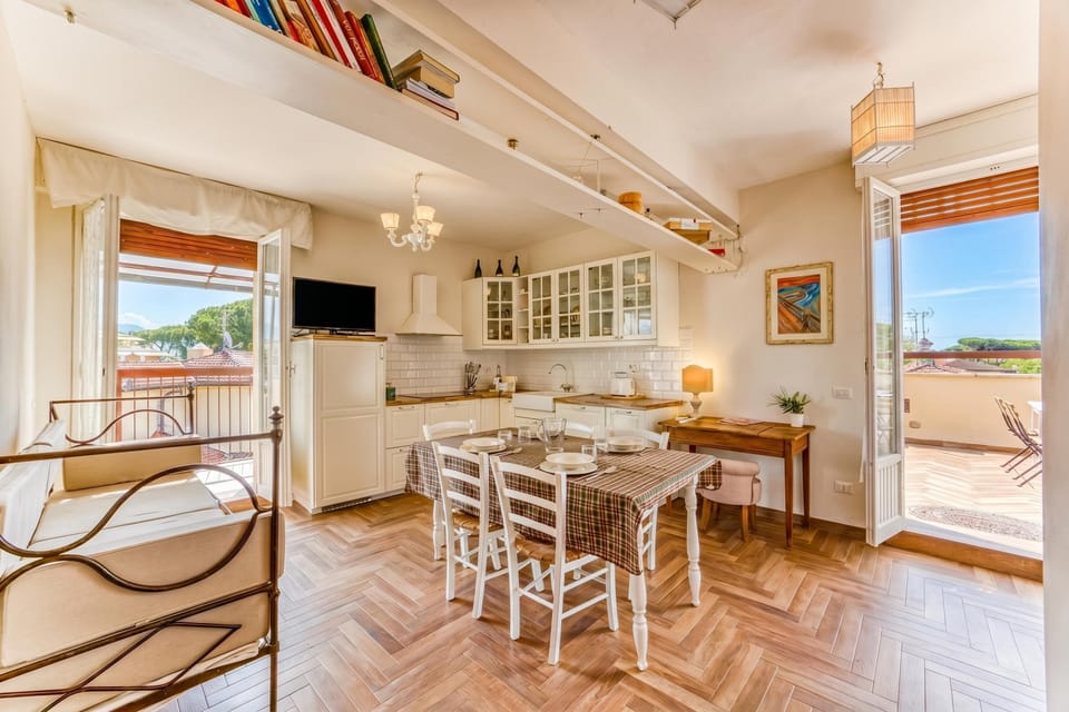 Kitchen and dining area