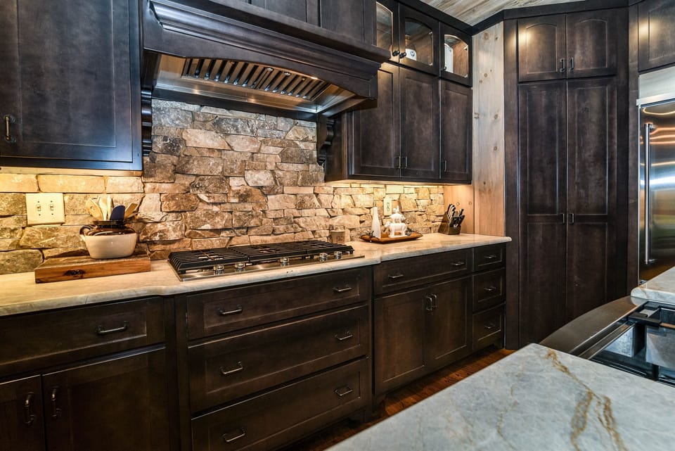 Chef's Kitchen with Gas Stove