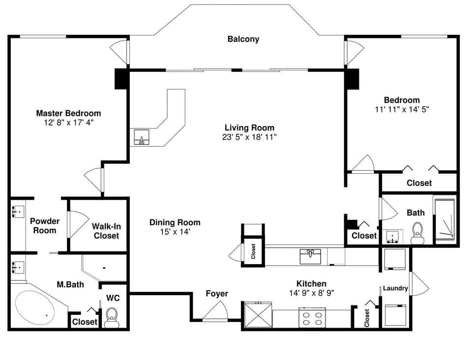 Gullwing 304 - Floor Plan