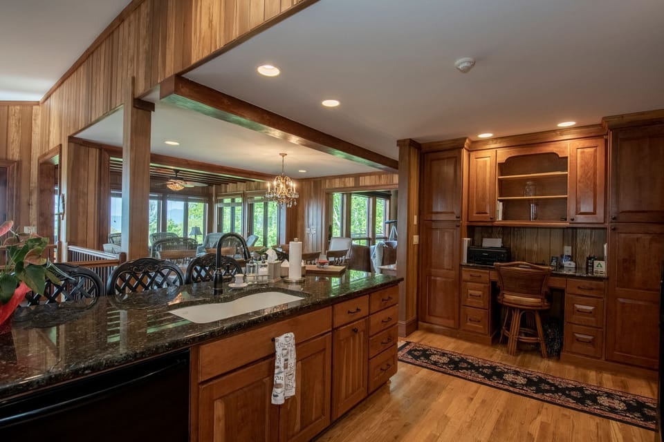 Kitchen looking into Dining room