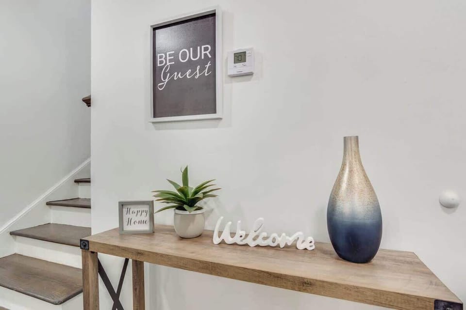 Whether you come in to visit or just to rest, when you enter our home, may you be blessed. 