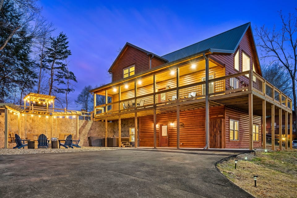 Twilight at Cabin Bliss