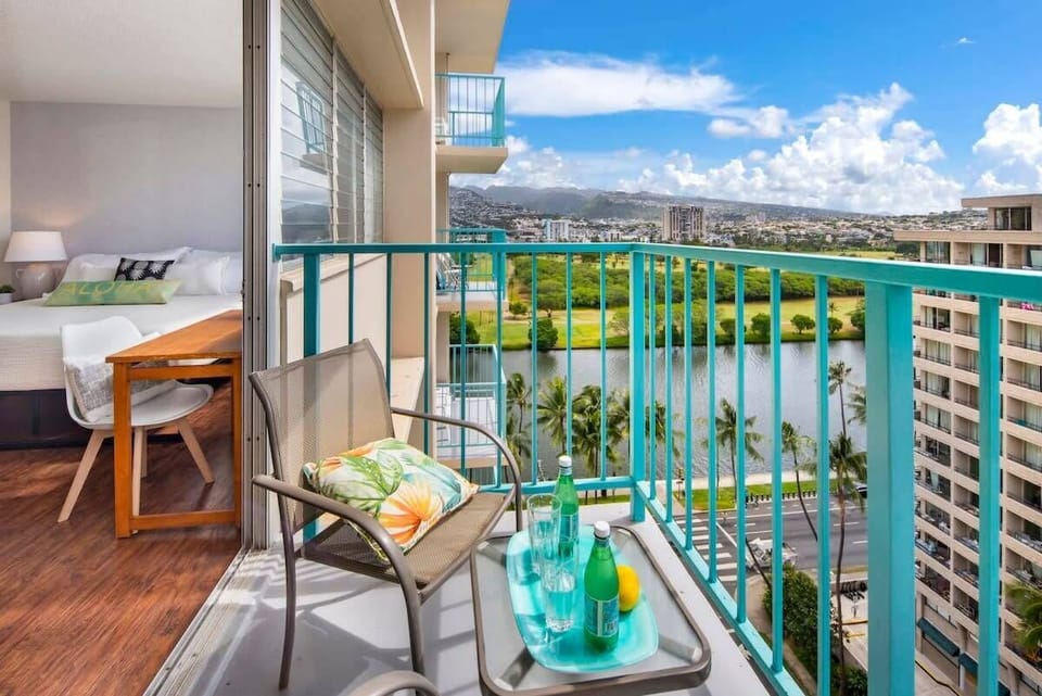 Balcony seating designed for fresh air and views