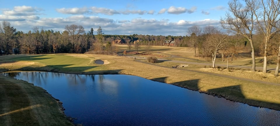 Deck View of Replica Hole 16 at Augusta 