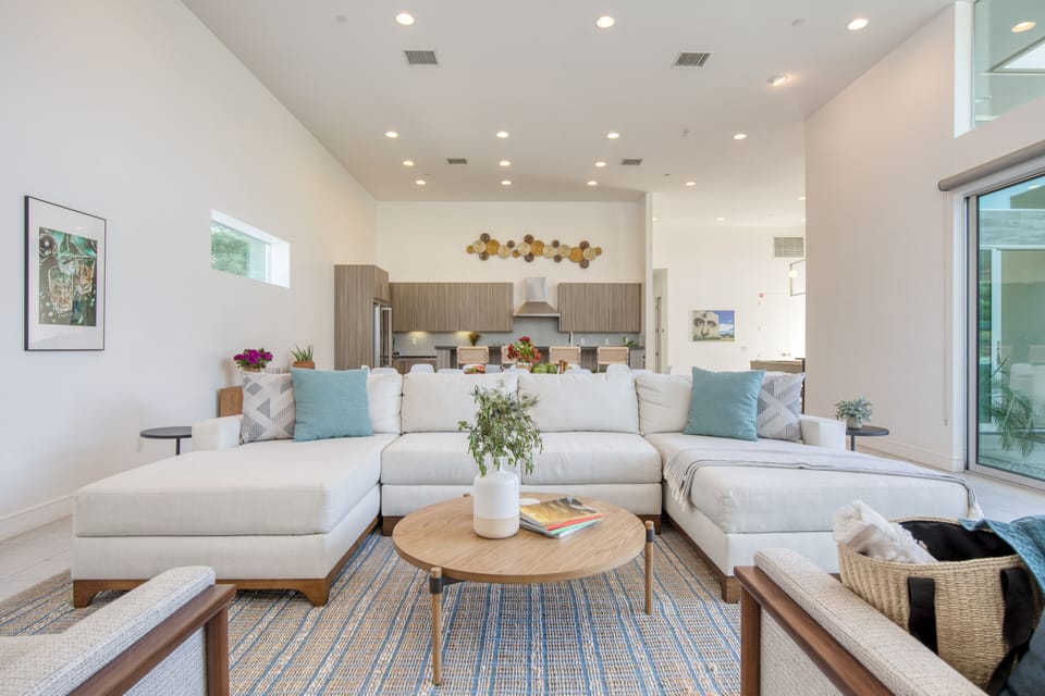 Luxury interior design with high-end finishes, furniture, and details.