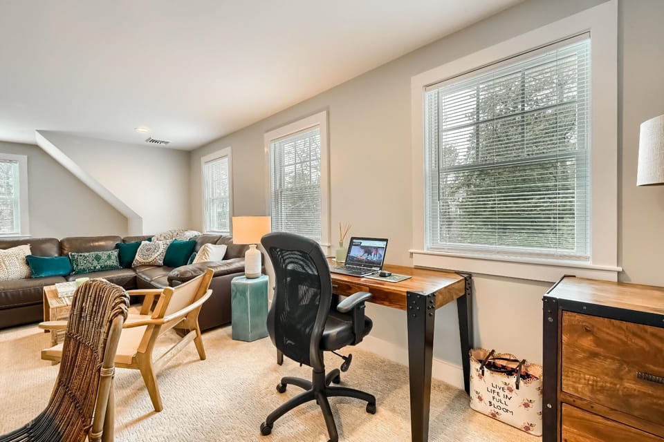 Desk in the loft