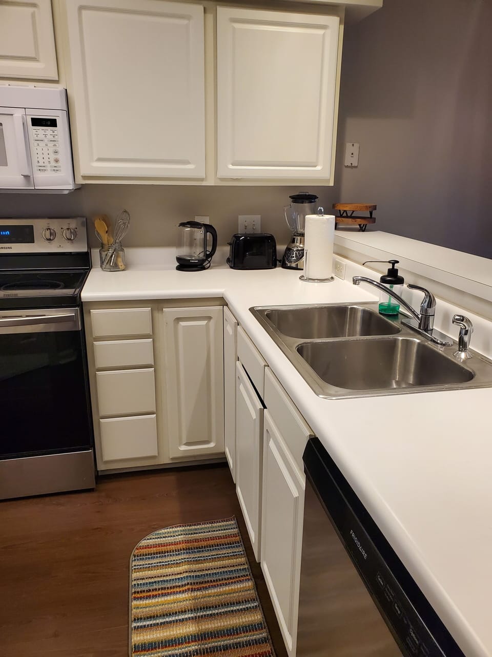 Fully stocked kitchen