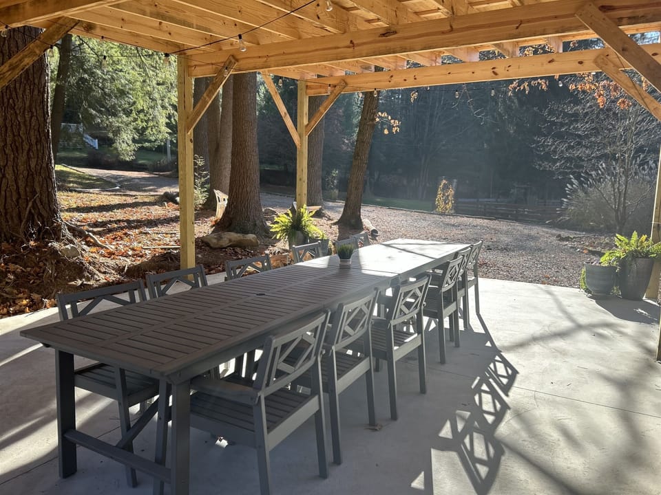 The Hemlock Haus Covered Dinning