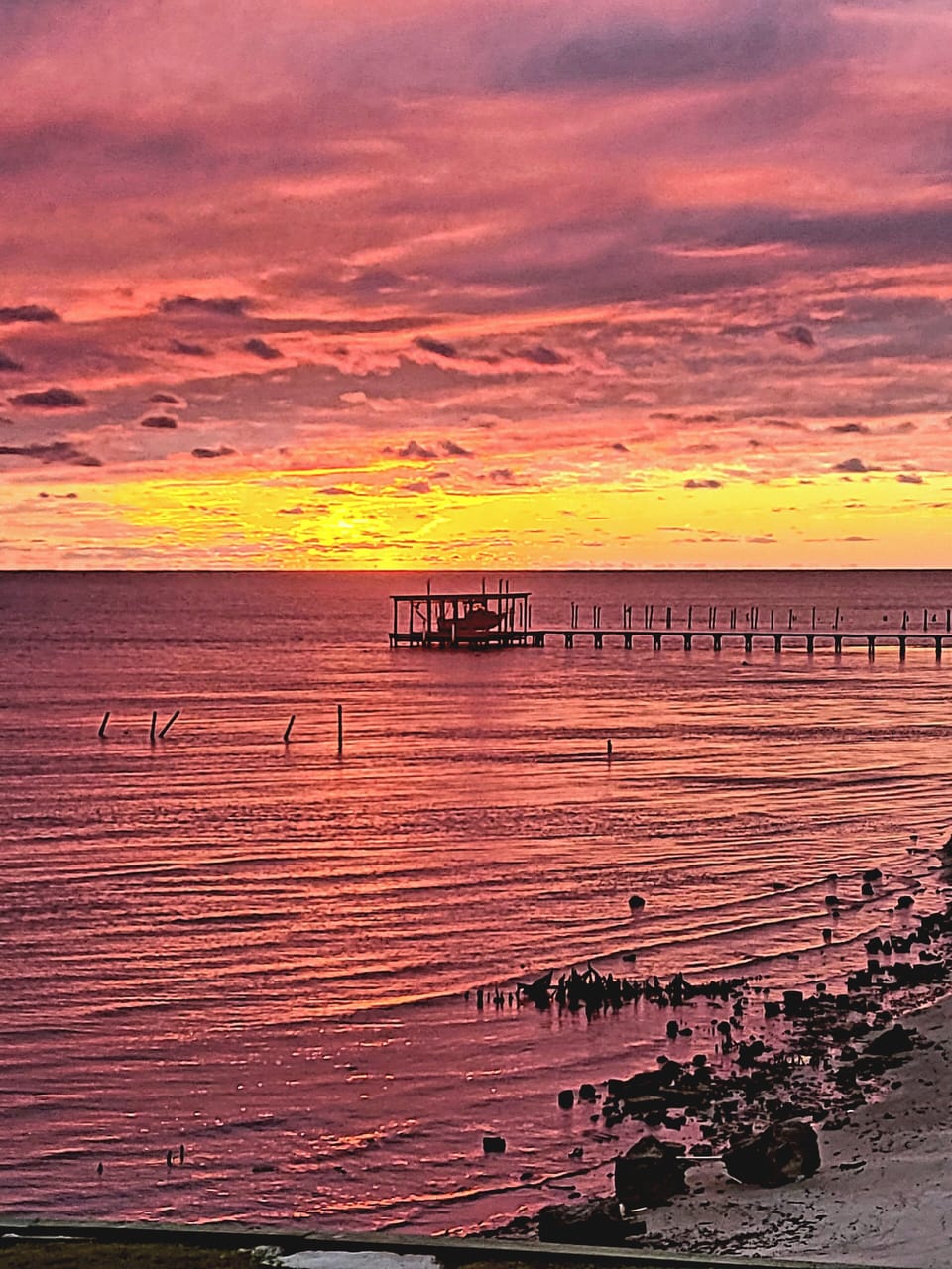 Amazing sunsets from the back porch and yard!