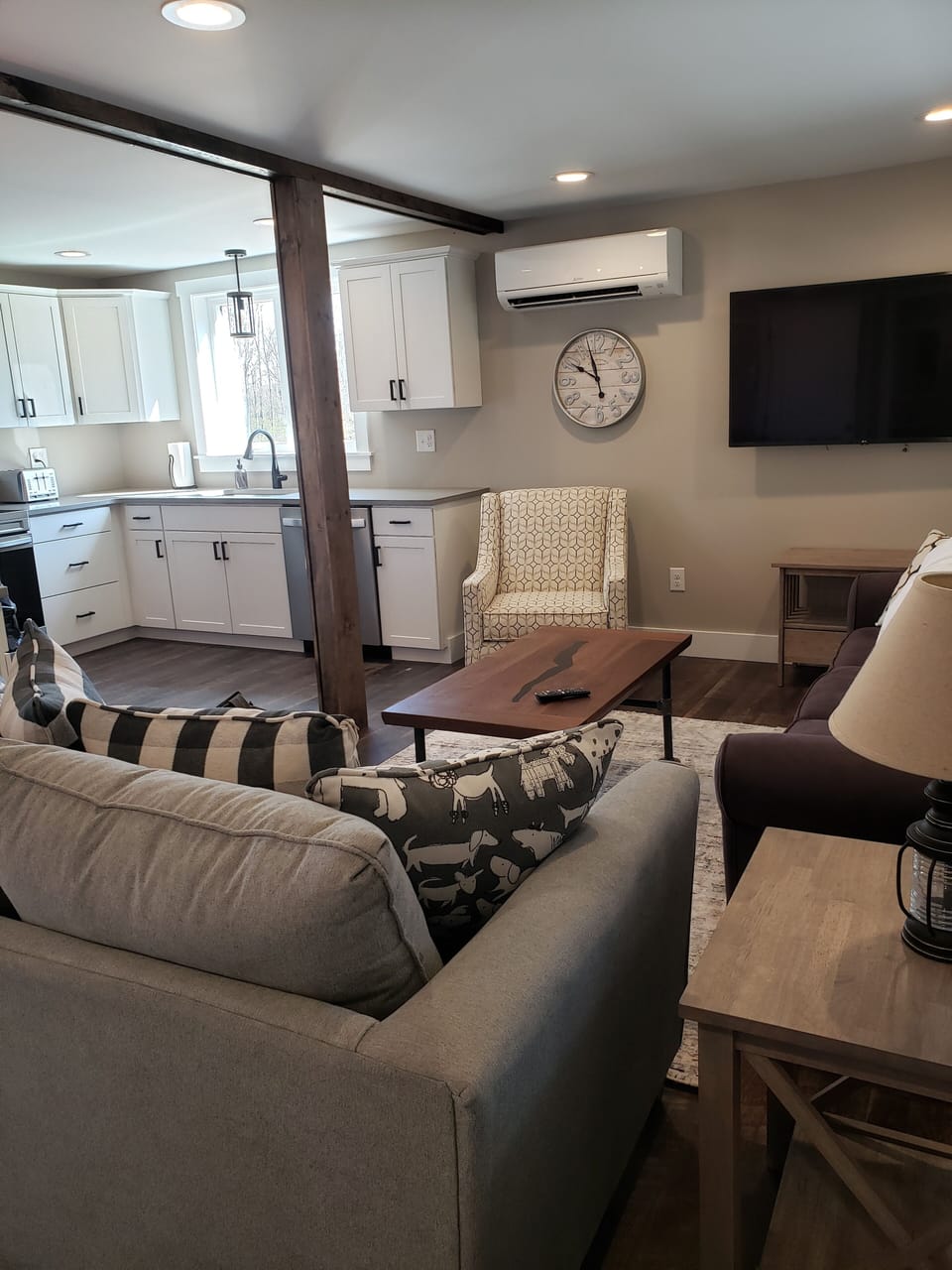 living room to kitchen