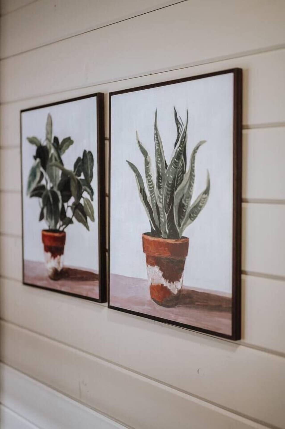 The unique artwork throughout the home gives a super cozy vibe to the house