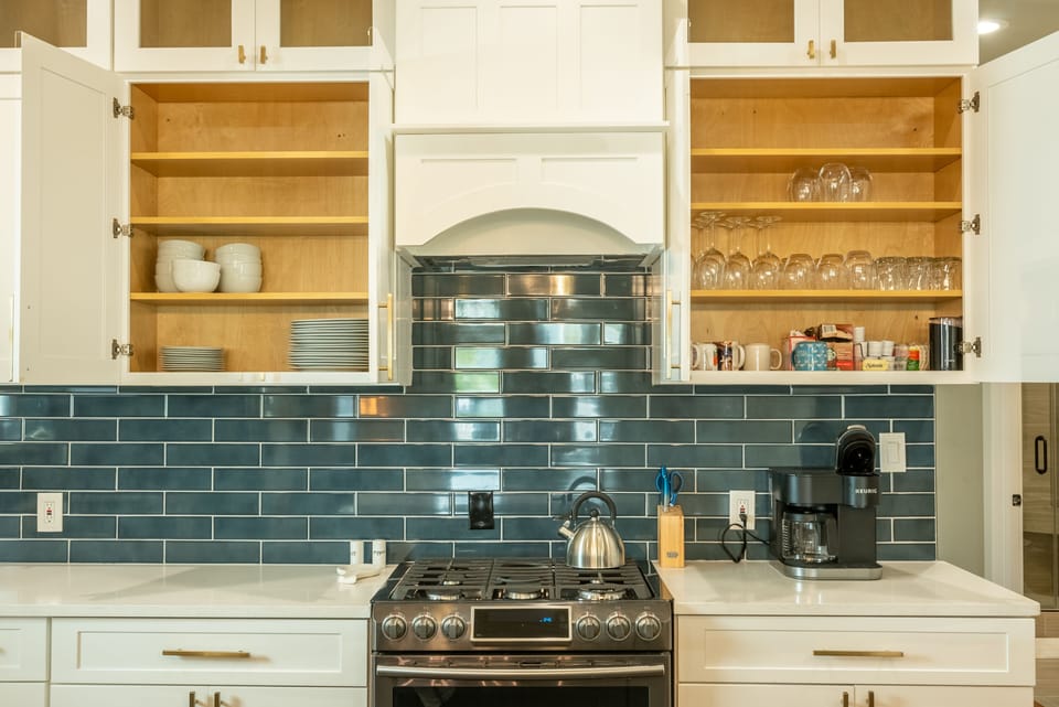 Fully stocked kitchen