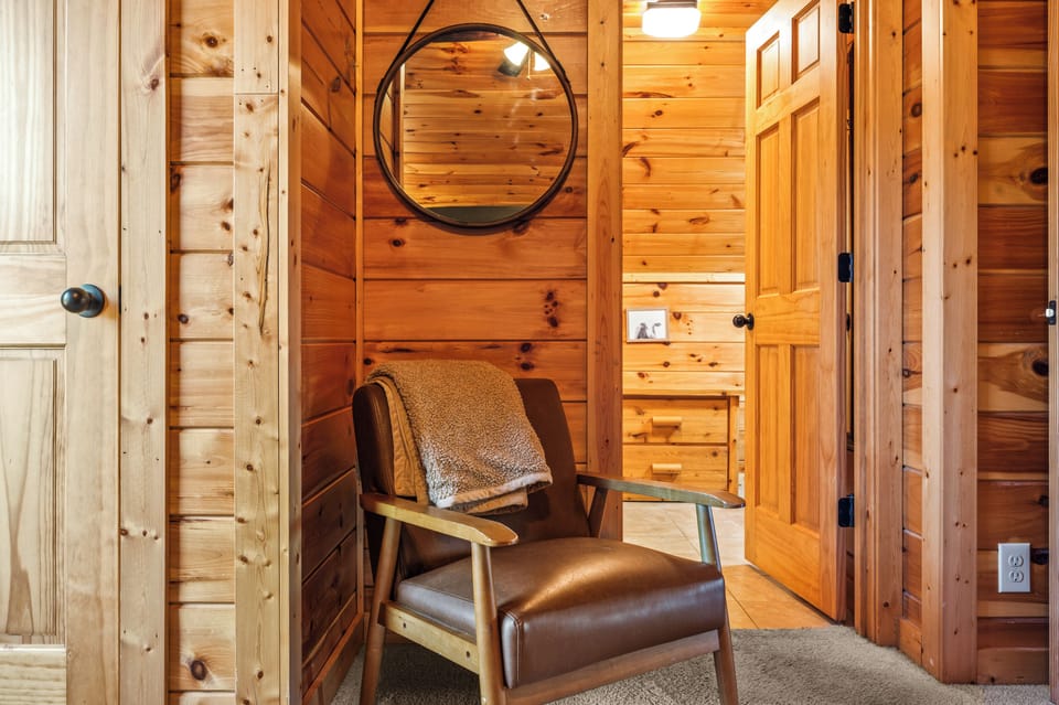 Sit down and soak it all in upstairs