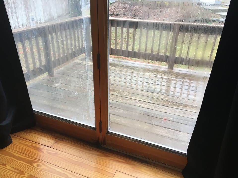 Side deck off Bedroom 2; main floor.