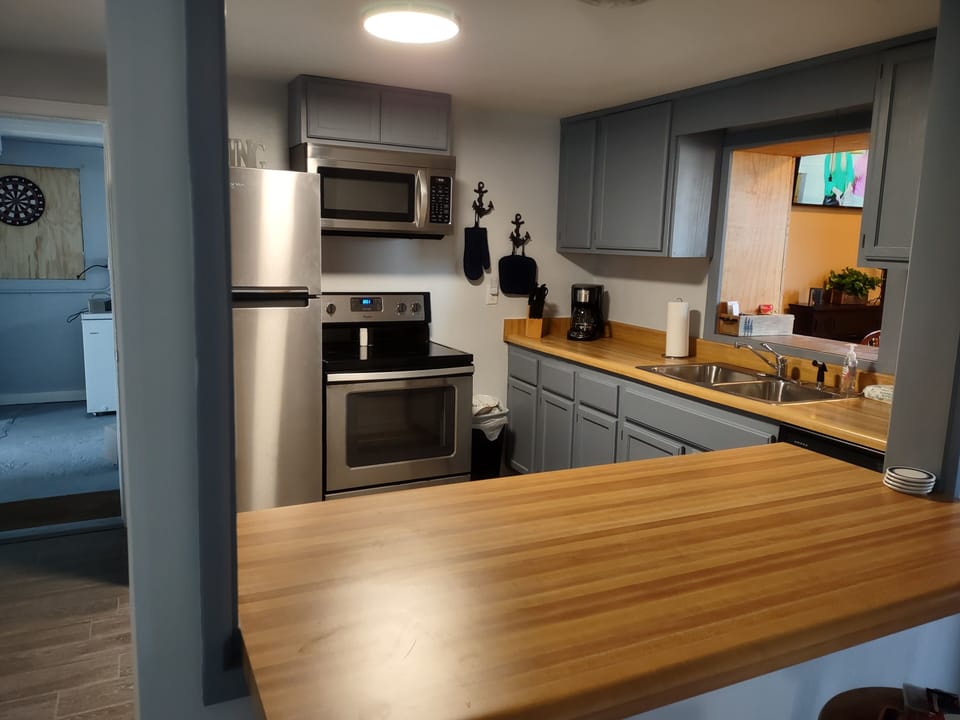 All new appliances in kitchen. 