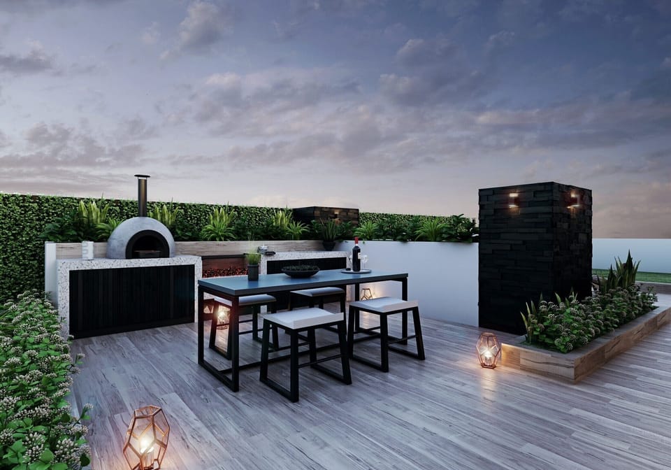 Shared bbq areas