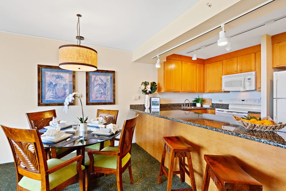 Counter seating for 2