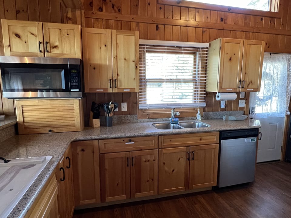 Fully stocked kitchen and pantry