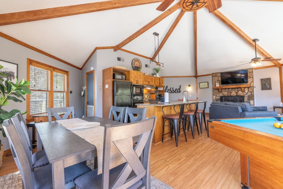 Enjoy your meals while soaking in the the stunning mountain views!