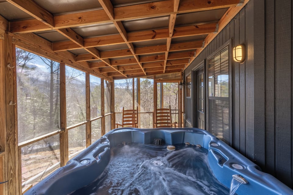 Relax in this Brand new hot tub delivered Feb 2025