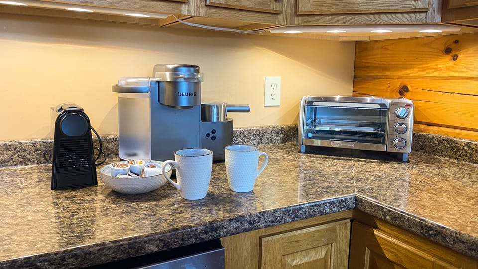 Cuppa Joe...we also have a Nespresso or Mr. Coffee if you prefer.
