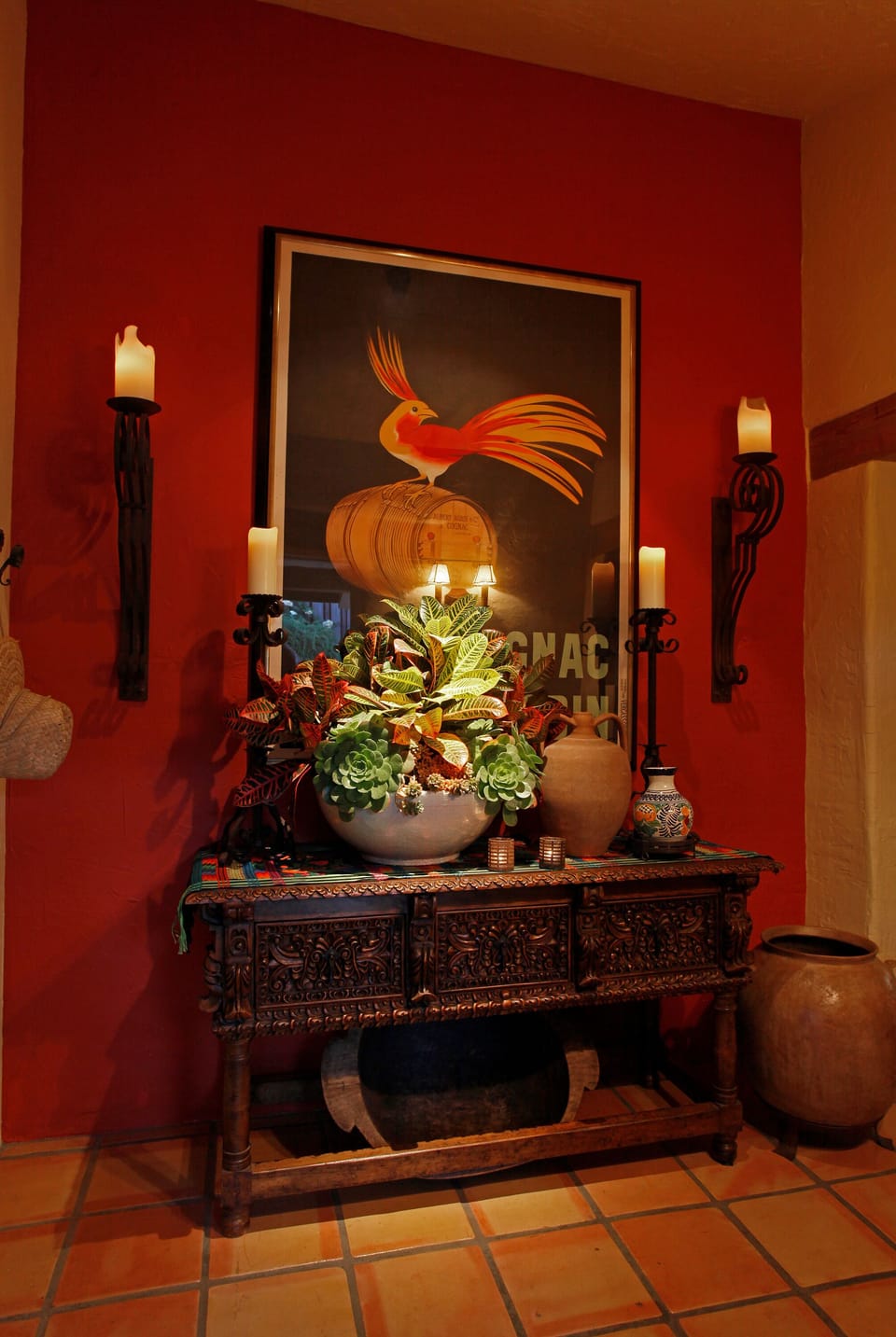 Foyer, main house. 