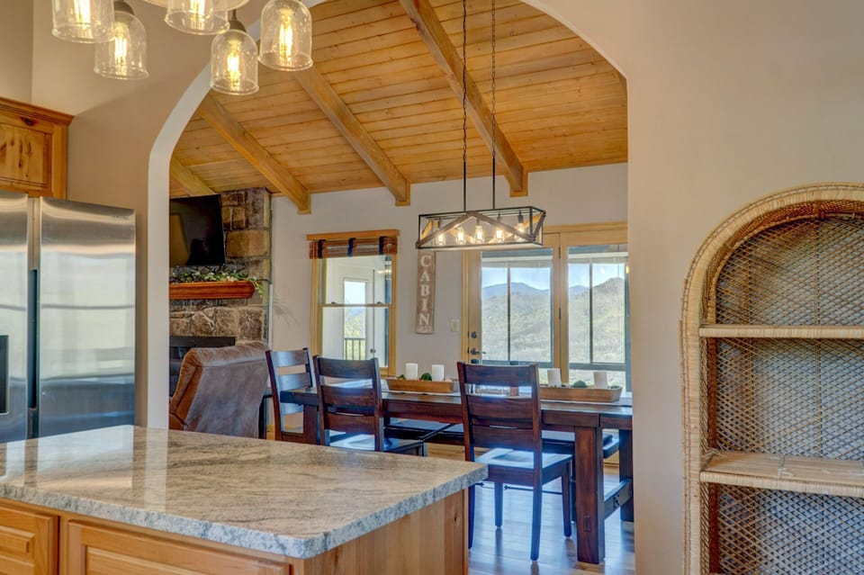 View from Kitchen and Dining Room