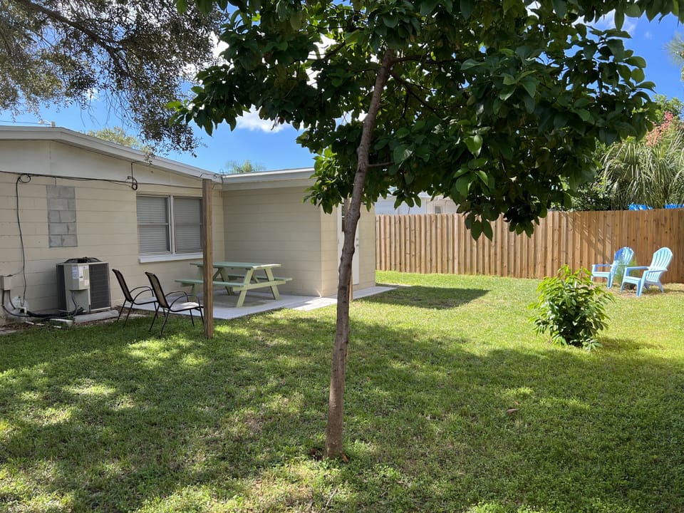 Private back yard 