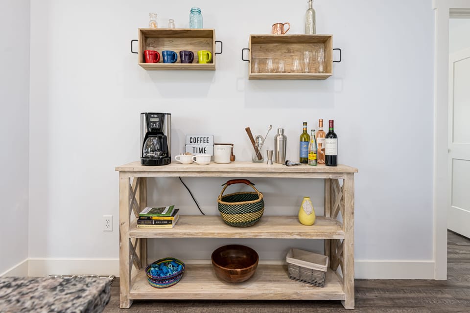 Coffee bar? Wine bar?  The choice is yours!