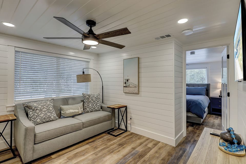 Lower level den