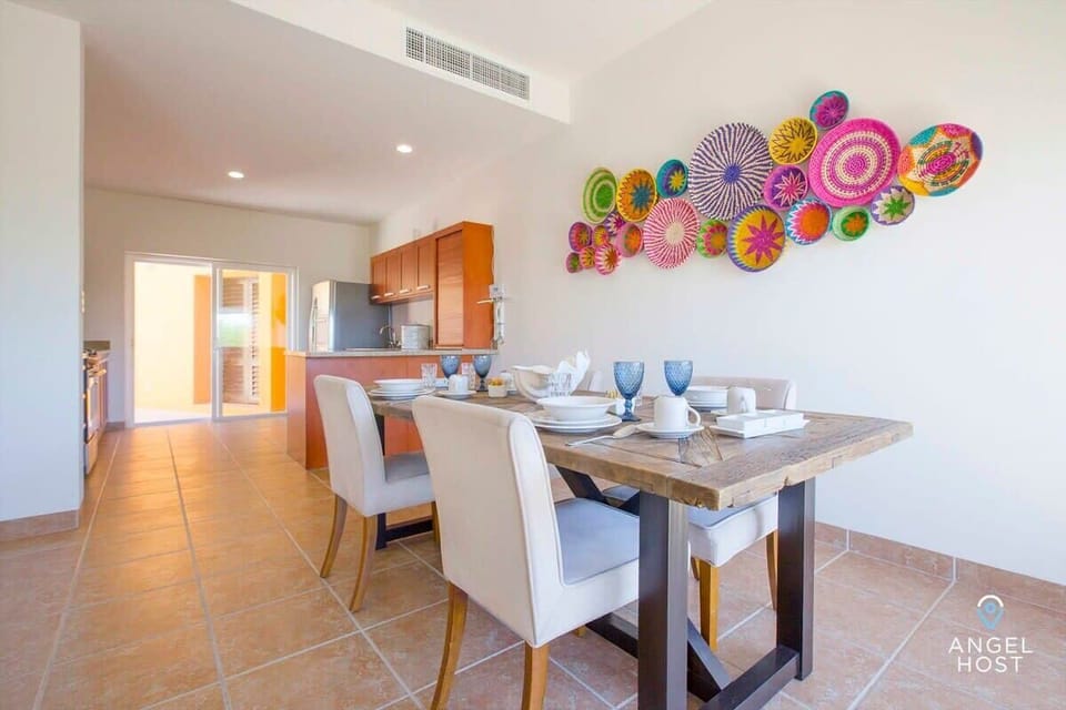 Artisan hand-woven baskets showcased as wall décor.