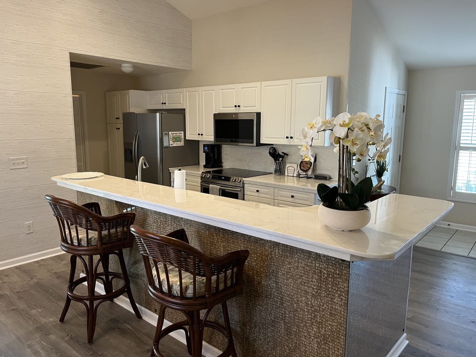Kitchen and Island