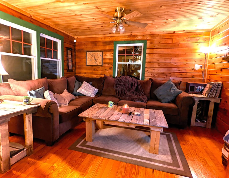 Cozy up on the couch for movie night. Big enough for the whole family!